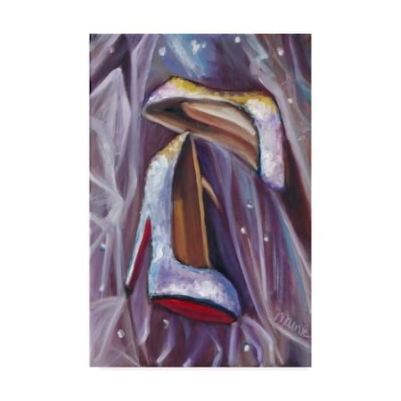 Marnie Bourque 'Sparkly Shoes' Canvas Art,12x19